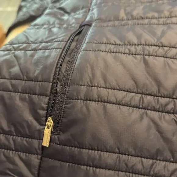 Athleta featherless whisper puffer jacket navy size XS - Picture 8 of 12